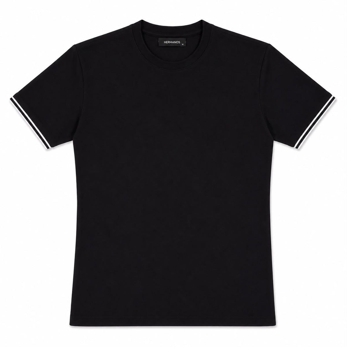 Contrast Tee — Black / White